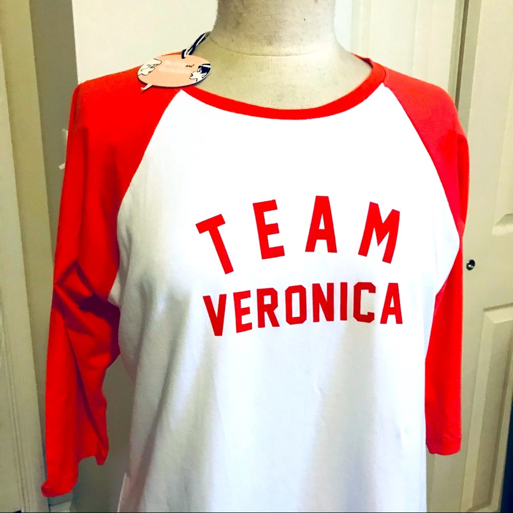 Rachel Antonoff Betty and Veronica baseball tee